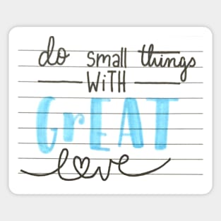 Great Love Sticker